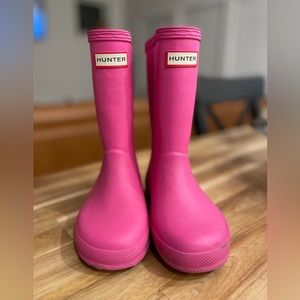 Hunter Pink boots